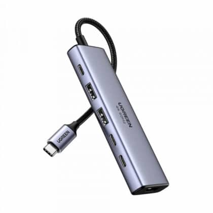 Docking station Ugreen CM511 (35999) γκρι χρώματος με θύρες USB-C, USB-A και HDMI
