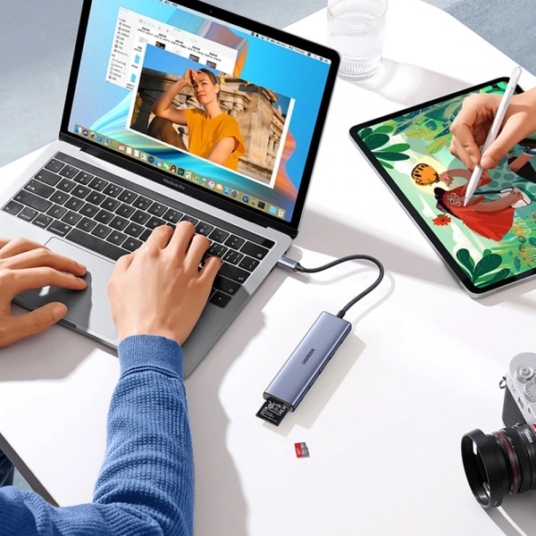 Usb-C Hub Ugreen Cm511 (20956a), 3 X Usb-A 3.0 - 1 X Hdmi - 1 X Sd - 1 X Microsd, Grey - Image 5