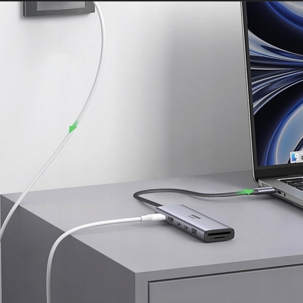 USB-C Hub Ugreen Cm511 (45521), 1 X USB-A 3.2 - 3 X USB-C - 1 X Hdmi - 1 X Sd - 1 X MicroSD, Grey - Image 5