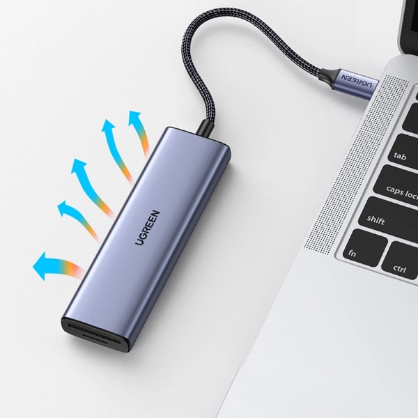 Usb-C Hub Ugreen Cm511 (20956a), 3 X Usb-A 3.0 - 1 X Hdmi - 1 X Sd - 1 X Microsd, Grey - Image 4