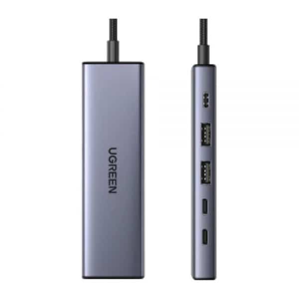 Hub USB-C UGREEN CM511 (75586), 6 σε 1, Γκρι - Image 2