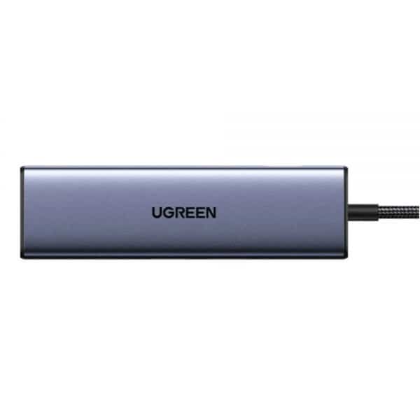 Hub USB-C UGREEN CM511 (75642), 6 σε 1, Γκρι - Image 2