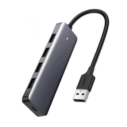 Hub USB UGREEN CM219, 4 x USB-A 3.0, Γκρι