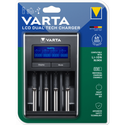 Φορτιστής μπαταριών Varta, AA / AAA
