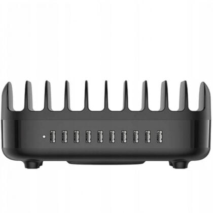 Φορτιστής γραφείου Orico DUK-10P-V1, 120W, 2.4A, 10 x USB-A, Μαύρο