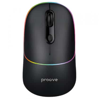 Proove - Ασύρματο Ποντίκι Blink (WMBL00002001) - για Γραφείο, Εργονομικό, 2.4GHz, BT5.0, 4 Κουμπιά, 800-1600DPI, 650mAh - Μαύρο