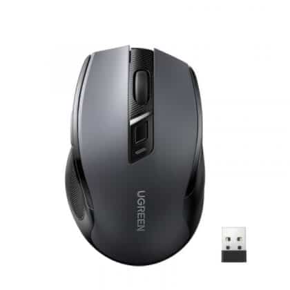 Ασύρματο ποντίκι UGREEN MU006 (90855), 4000DPI, BT / Wi-Fi, Γκρι
