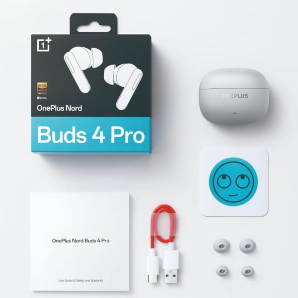 OnePlus Nord Buds 4 Pro, Λαμπερό Γκρι 5481159287 - Image 2