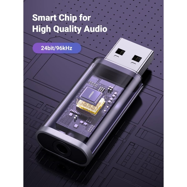 Ugreen CM383 audio Αντάπτορας - Γκρί - Image 2