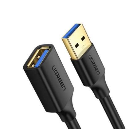 Καλώδιο επέκτασης USB 3.0 UGREEN US129, 5 μέτρα, μαύρο