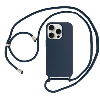 ΟΕΜ Σιλικόνης με Λουράκι - θήκη για Apple iPhone 13 Pro - Μπλε