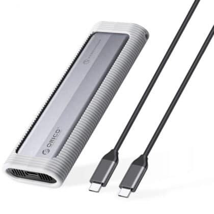 Θήκη SSD Orico AXM2F για SATA M.2 NGFF, Γκρι