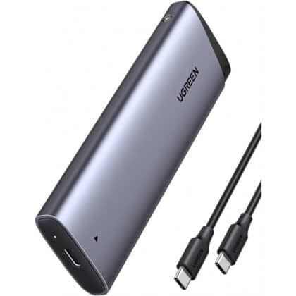 Θήκη SSD UGREEN CM767 για SATA M.2 NVMe, Γκρι