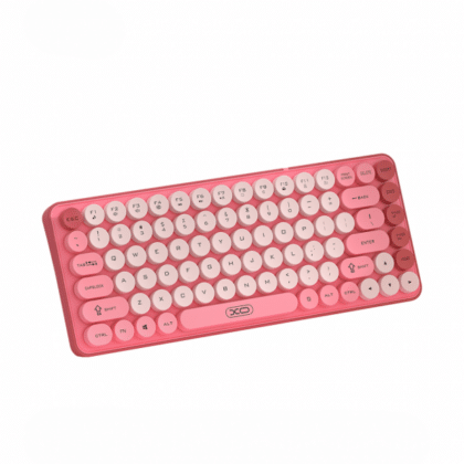 Ασύρματο πληκτρολόγιο XO DESIGN KB-12, BT / Wi-Fi, Ροζ