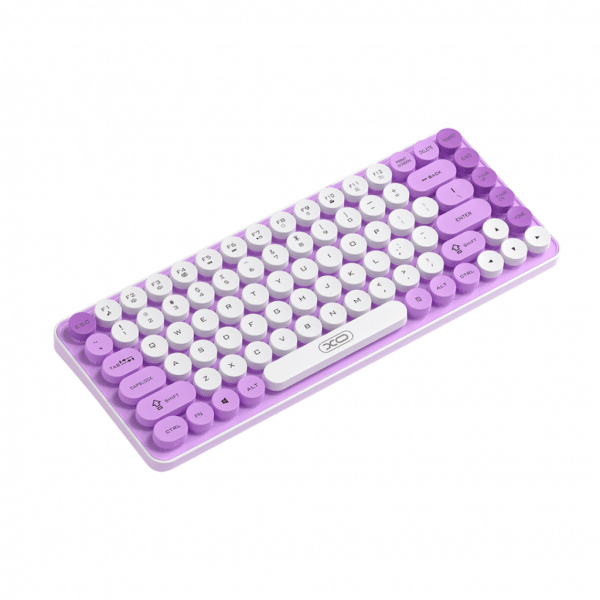 Ασύρματο πληκτρολόγιο XO DESIGN KB-12, BT / Wi-Fi, Μωβ - Image 2