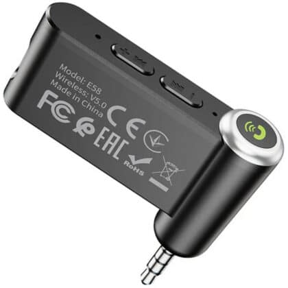 Δέκτης Bluetooth Hoco E58, Μαύρο