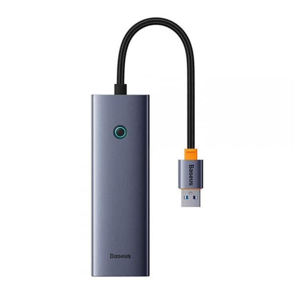 Baseus USB Hub με 3 x USB 3.0, RJ45 - UltraJoy Series - Γκρι Διαστήματος - Image 4