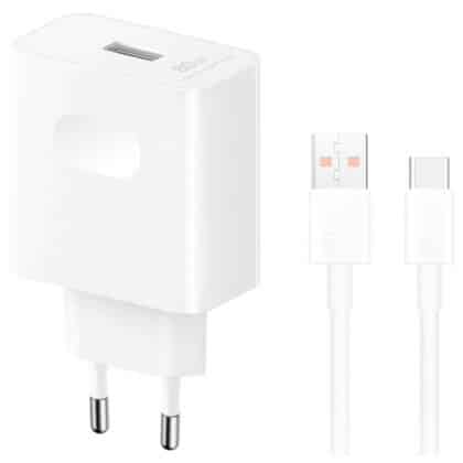 Φορτιστής τοίχου Honor, 80W, 1 x USB-A, με καλώδιο USB-C, λευκό
