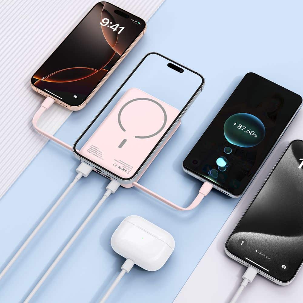 TECH-PROTECT PB31 LIFEMAG MAGSAFE POWER BANK 10000MAH ΡΟΖ - Image 10