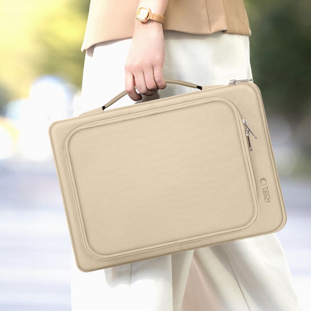 Tech-Protect Τσάντα Laptop 15-16" Desert Μπεζ - Image 10