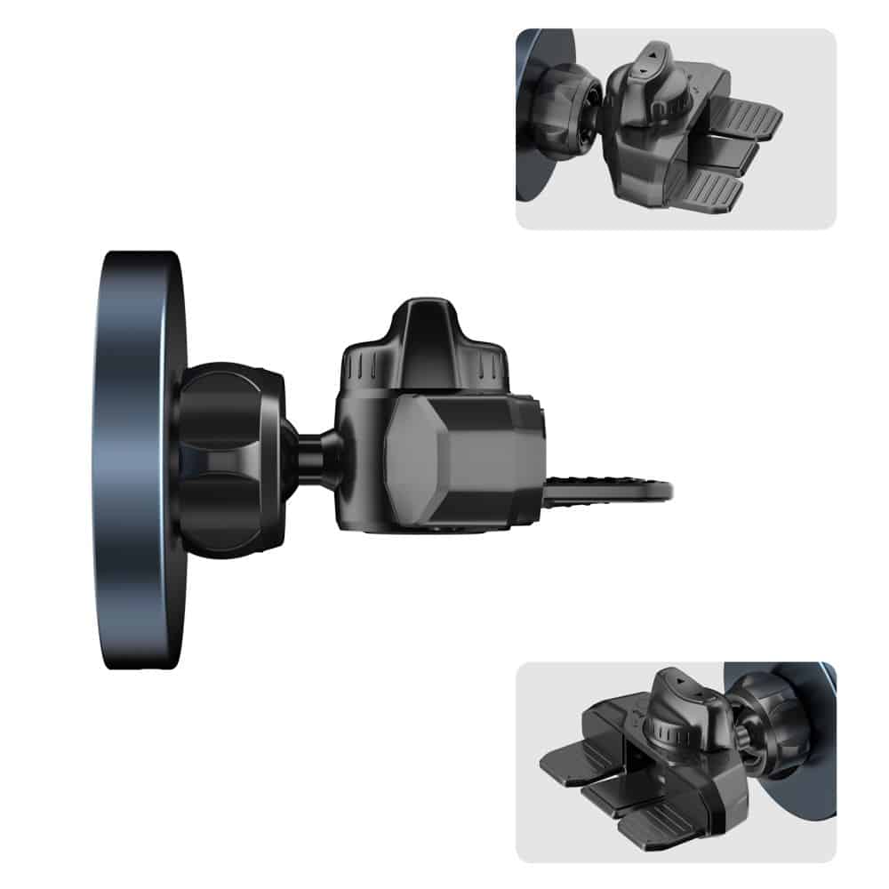Tech-Protect MM15W-V5 Μαγνητική βάση για CD & αεραγωγό, Ασύρματος φορτιστής 15W Μαύρο/Μαύρο - Image 9