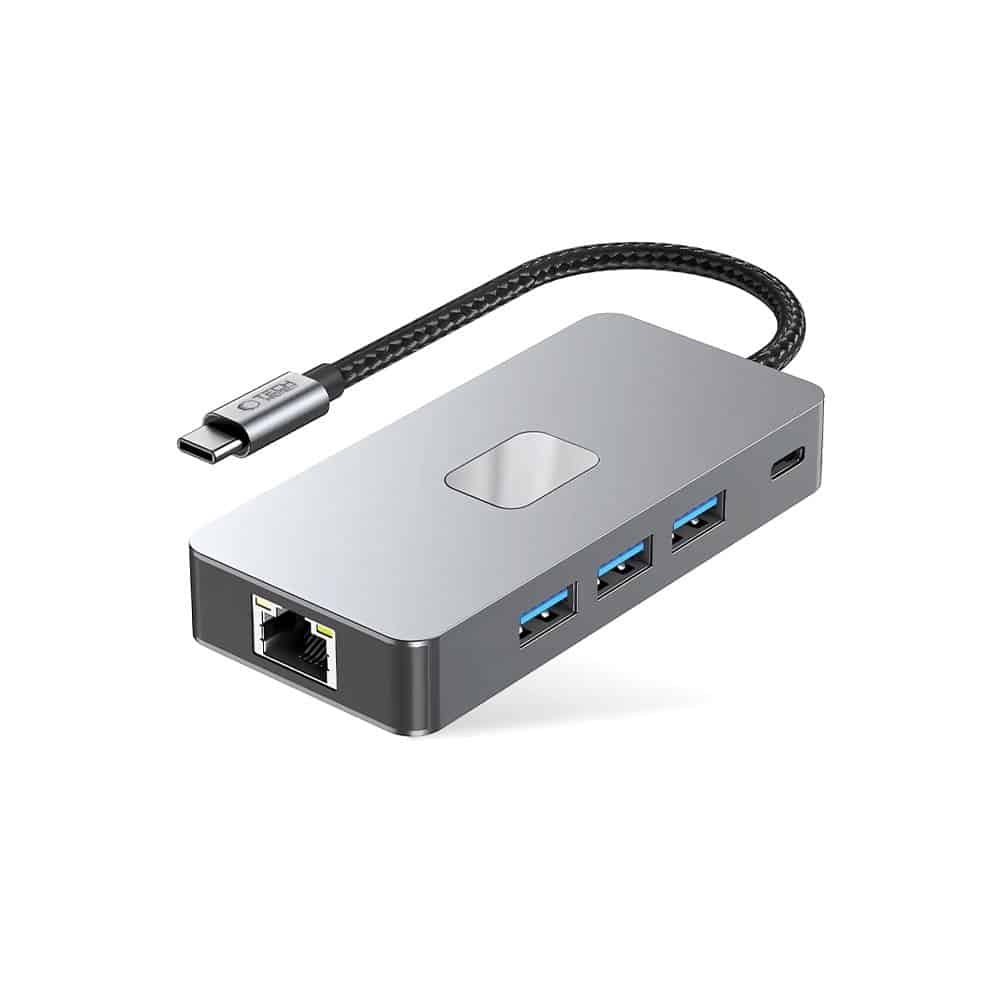 Tech-Protect HB05 Hub 9σε1 Type-C + USB 2.0 + USB 3.0 + HDMI 4K 60Hz + SD/TF + PD 100W + RJ45 1000M Γκρι - Image 2