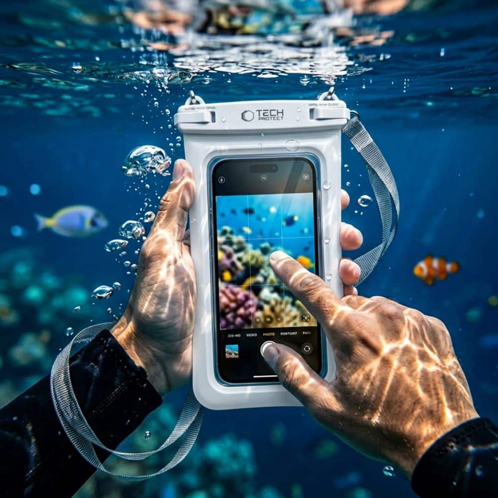 TECH-PROTECT UWC7 ΑΔΙΑΒΡΟΧΗ ΘΗΚΗ UNIVERSAL 6,9 ΙΝΤΣΩΝ ΛΕΥΚΗ - Image 9