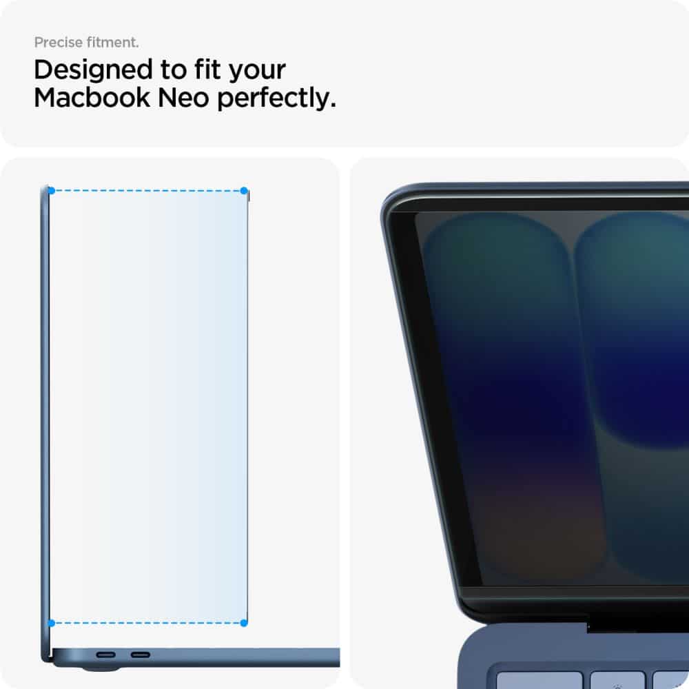 SPIGEN SAFE VIEW ΜΕΜΒΡΑΝΗ ΠΡΟΣΤΑΣΙΑΣ ΑΠΟΡΡΗΤΟΥ ΓΙΑ MACBOOK NEO 13 2026 - Image 8