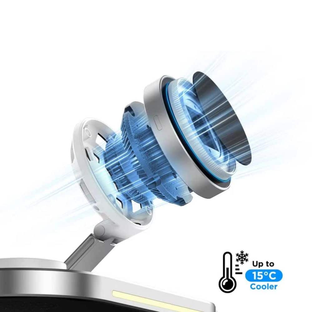 TECH-PROTECT A51 ARCTICBOOST ΑΣΥΡΜΑΤΟΣ ΦΟΡΤΙΣΤΗΣ 3 ΣΕ 1 ΜΑΓΝΗΤΙΚΟΣ MAGSAFE 25W QI2.2 ΛΕΥΚΟΣ - Image 6