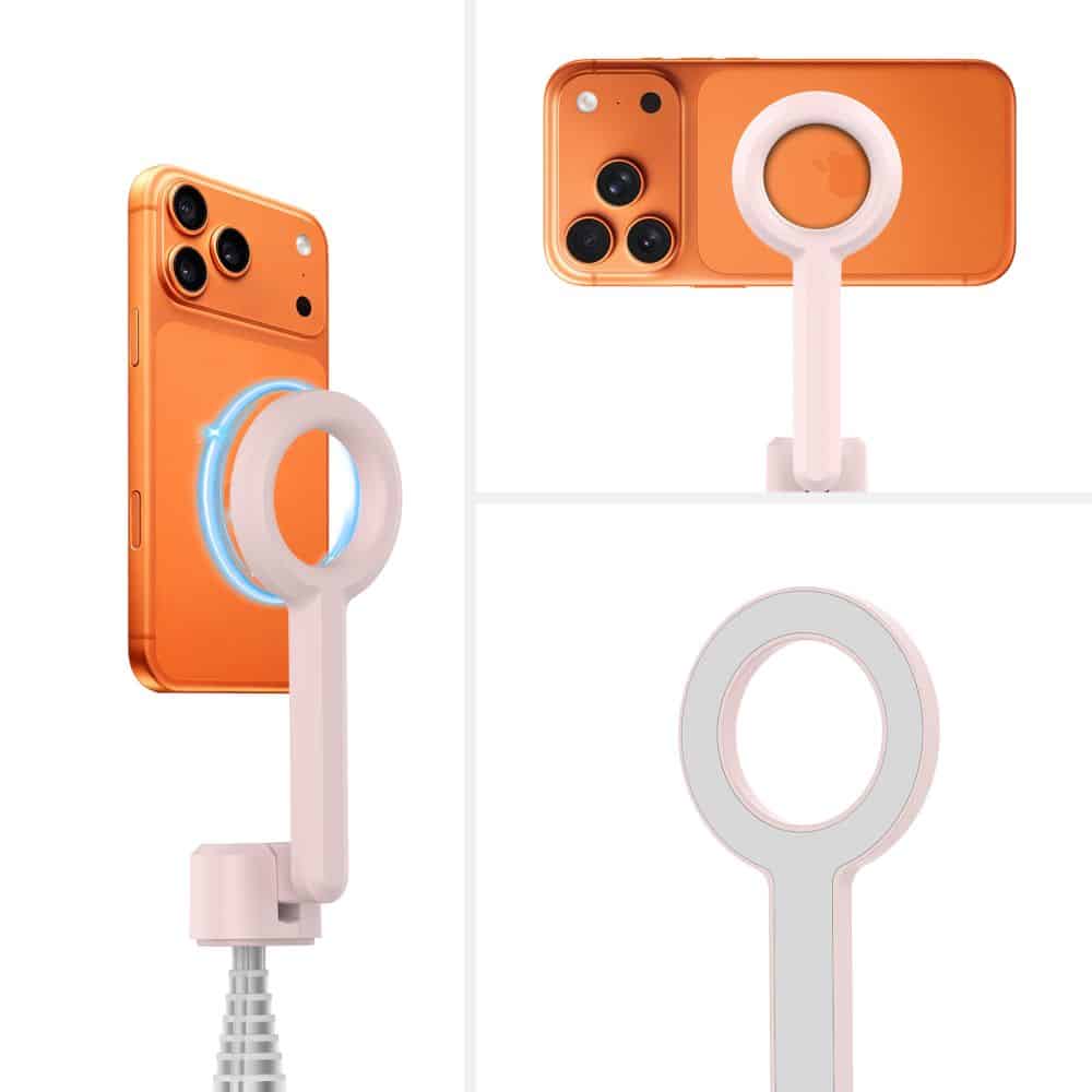 TECH-PROTECT L10S MAGSAFE BLUETOOTH SELFIE STICK ΤΡΙΠΟΔΟ ΡΟΖ/ΓΚΡΙ - Image 8
