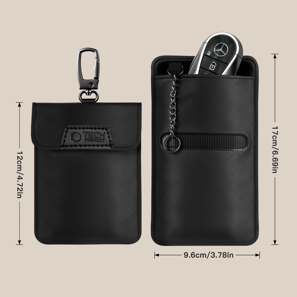 Θήκη Tech-Protect KLR400 χωρίς κλειδί, μπλοκάρισμα σήματος RFID, μαύρη - Image 10