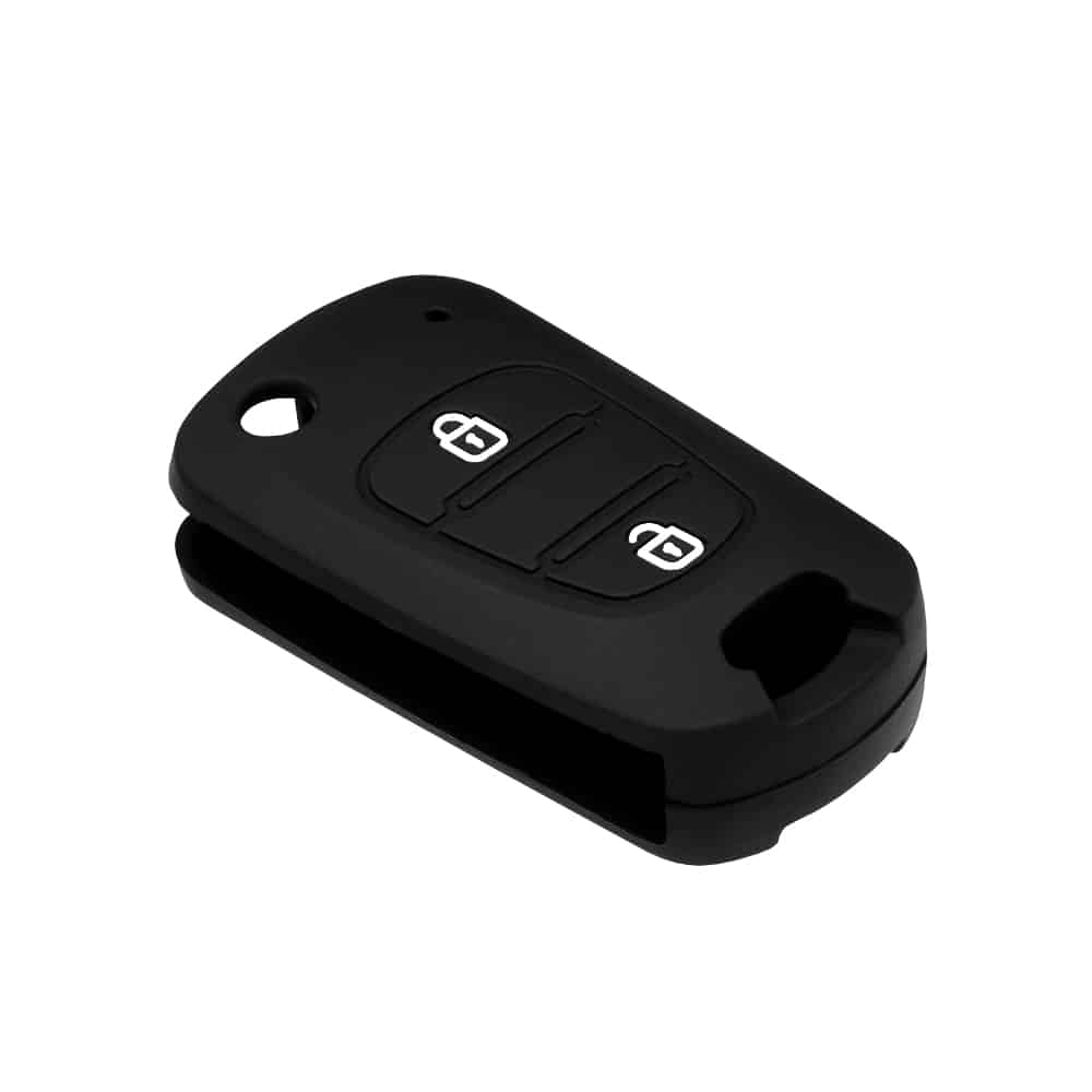 Techsuit - Θήκη κλειδιού αυτοκινήτου για Hyundai Elantra/Kia Picanto - Μαύρη - Image 3