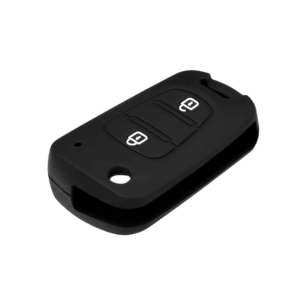 Techsuit - Θήκη κλειδιού αυτοκινήτου για Hyundai Elantra/Kia Picanto - Μαύρη - Image 4