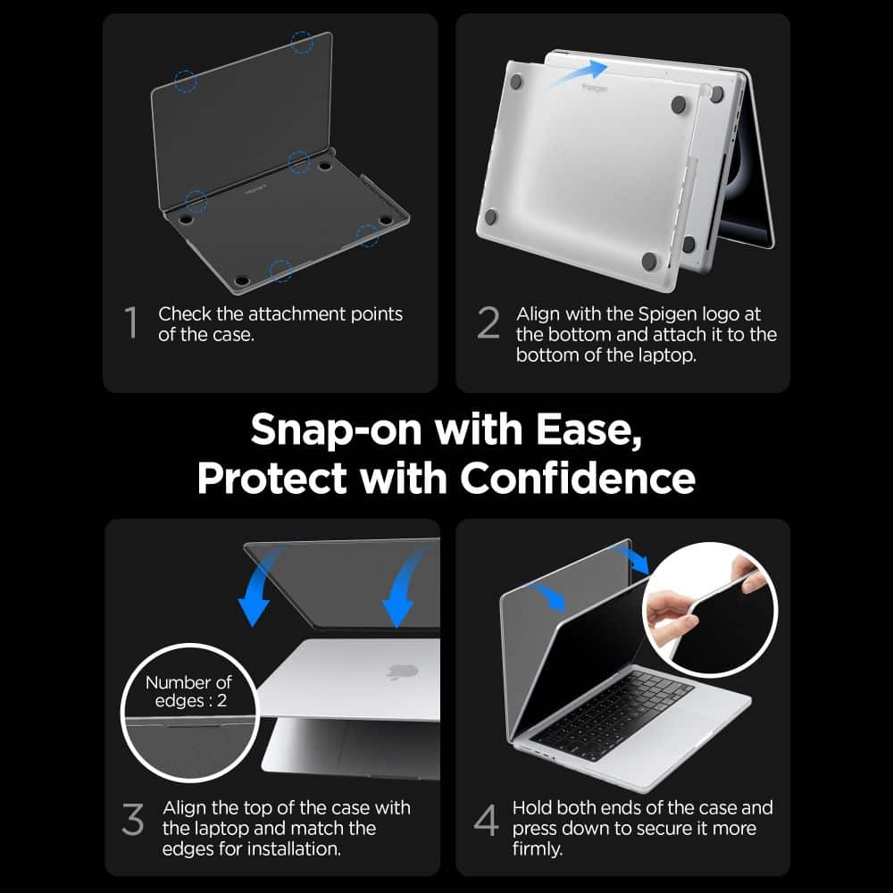 SPIGEN AIRSKIN MACBOOK PRO 16 M1-M5 / M5 PRO / M5 PRO MAX 2021-2026 ΜΑΥΡΟ ΣΕ ΠΑΓΩΤΟ - Image 9