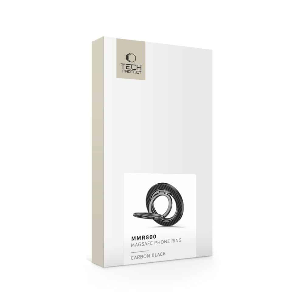TECH-PROTECT MMR800 ΜΑΓΝΗΤΙΚΟΣ ΔΑΚΤΥΛΙΔΙ ΤΗΛΕΦΩΝΟΥ ΑΣΦΑΛΕΙΑΣ MAGSAFE, ΜΑΥΡΟ ΑΝΘΡΑΚΟΣ - Image 11