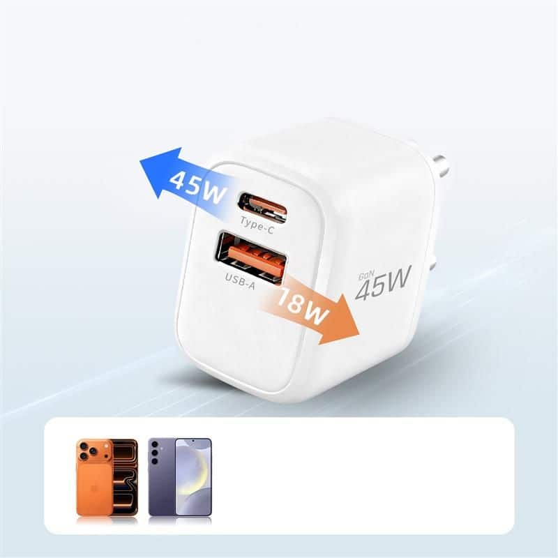 TECH-PROTECT NCA45W-GAN ΦΟΡΤΙΣΤΗΣ 2 ΘΥΡΩΝ PD 45W / QC3.0 ΛΕΥΚΟΣ - Image 7