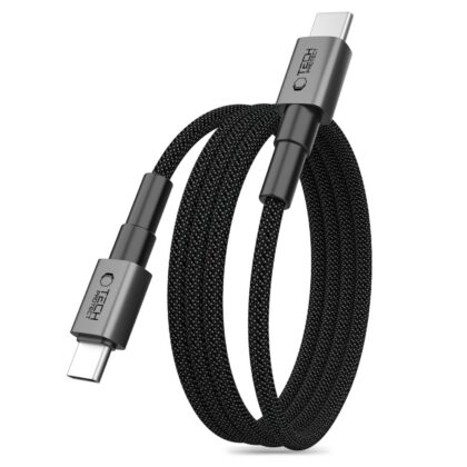Καλώδιο Tech-Protect UltraBoost DNA MagTwist Type-C PD 100W / 5A 200cm Γκρι Σίδερου