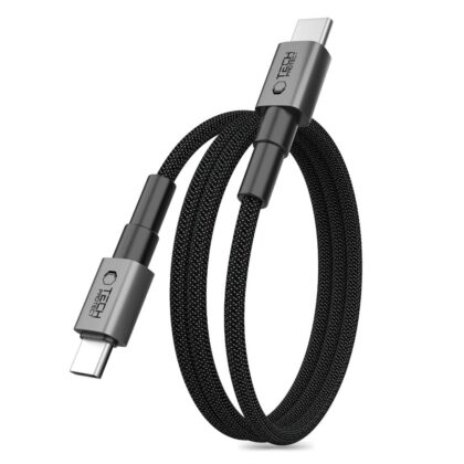 Καλώδιο Tech-Protect UltraBoost DNA MagTwist Type-C PD 100W / 5A 100cm Γκρι Σίδερου