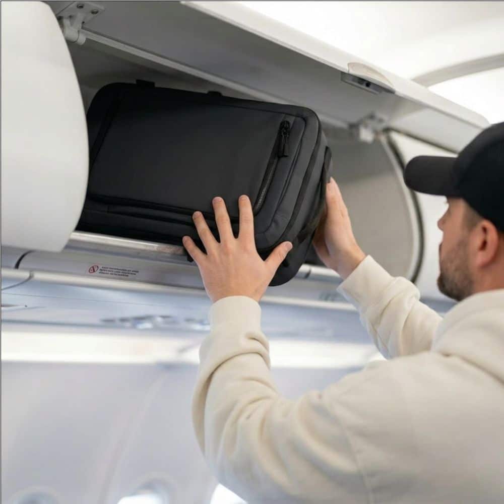 Σακίδιο πλάτης TECH-PROTECT DEFENDER S50 για φορητό υπολογιστή RYANAIR & WIZZAIR 20L 40x20x25 Μαύρο - Image 8