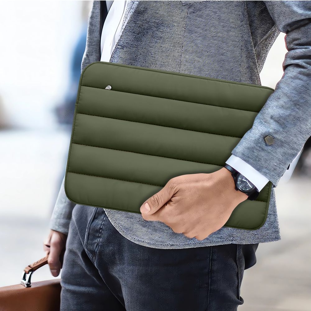TECH-PROTECT FLUFFY LAPTOP 13-14 ΠΡΑΣΙΝΟ ARMY - Image 13