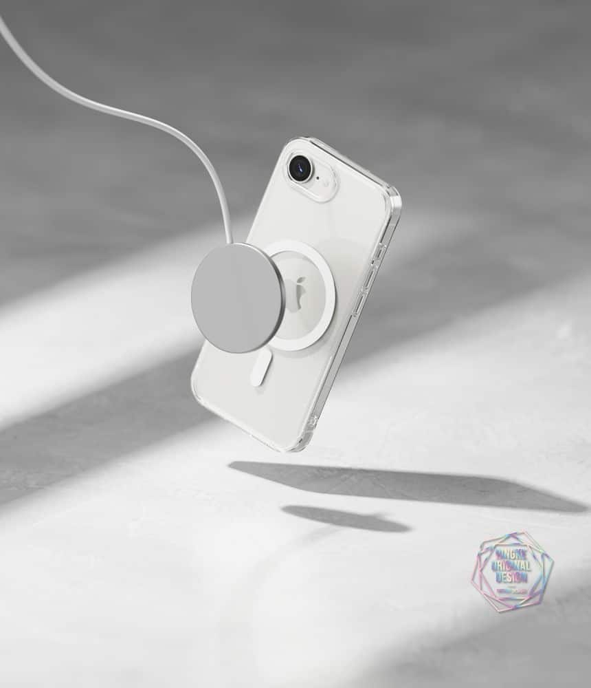 Ringke Fusion Magnetic MagSafe - θήκη για Apple iPhone 16e / 17e - Διάφανο - Image 5