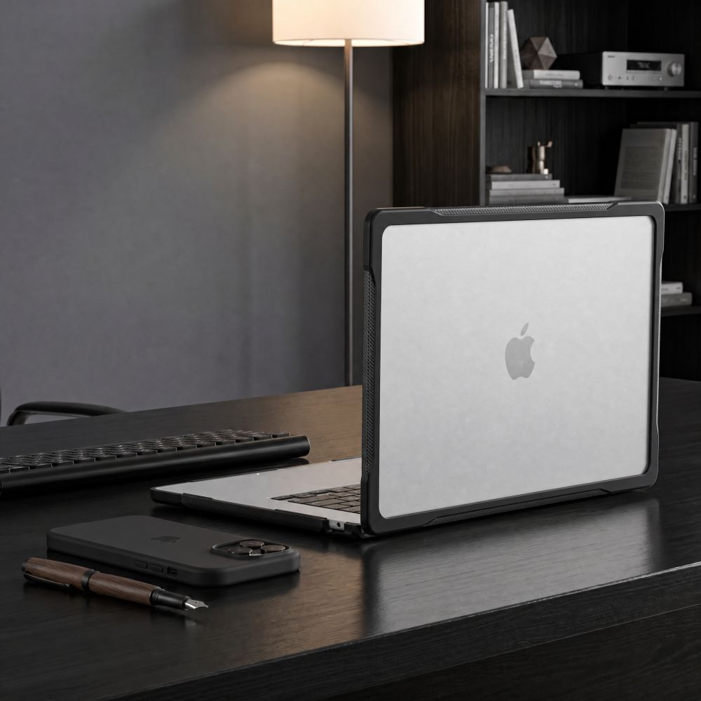 TECH-PROTECT VELAR MACBOOK AIR 13 M2-M5 2023-2026 ΜΑΥΡΟ/ΜΑΤ ΔΙΑΦΑΝΕΣ - Image 9
