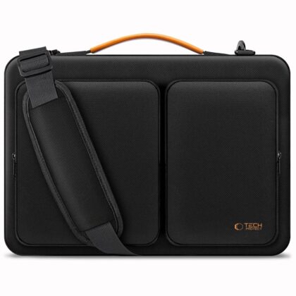 Τσάντα Tech-Protect Defender για Laptop 15-16 Μαύρη/Πορτοκαλί