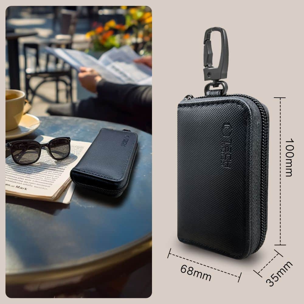 Θήκη FARADAY TECH-PROTECT KLR300 χωρίς κλειδί, μαύρη για μπλοκάρισμα σήματος RFID - Image 7