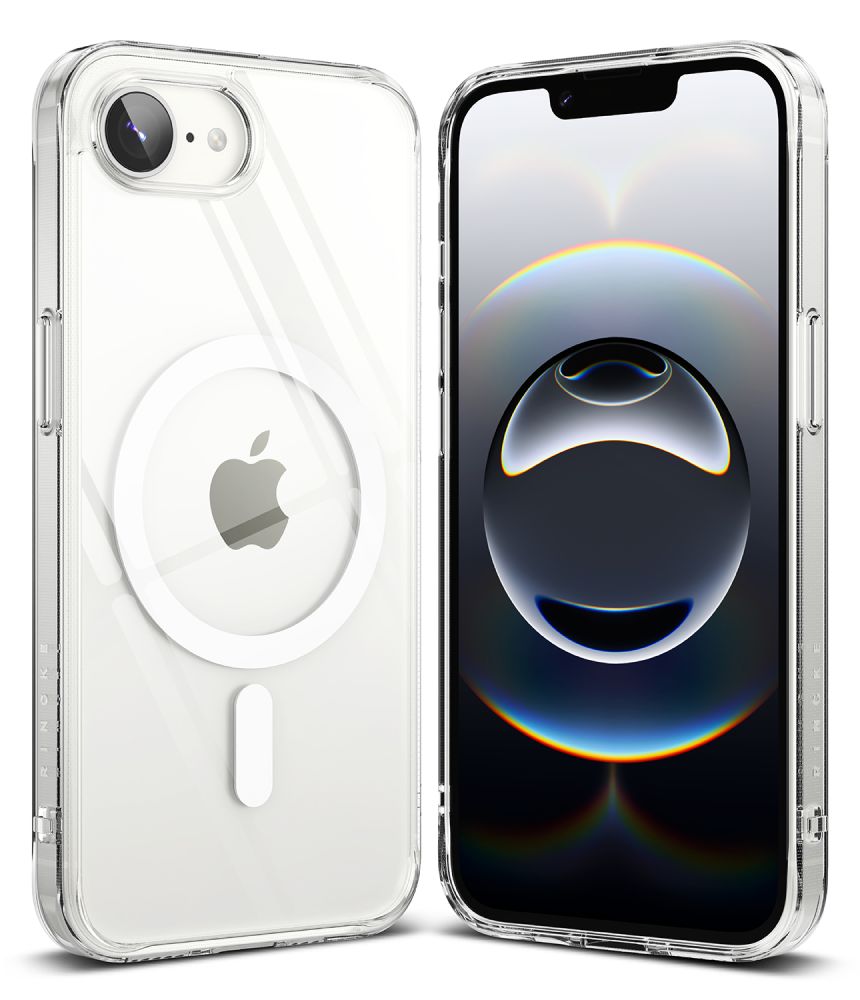 Ringke Fusion Magnetic MagSafe - θήκη για Apple iPhone 16e / 17e - Διάφανο - Image 2