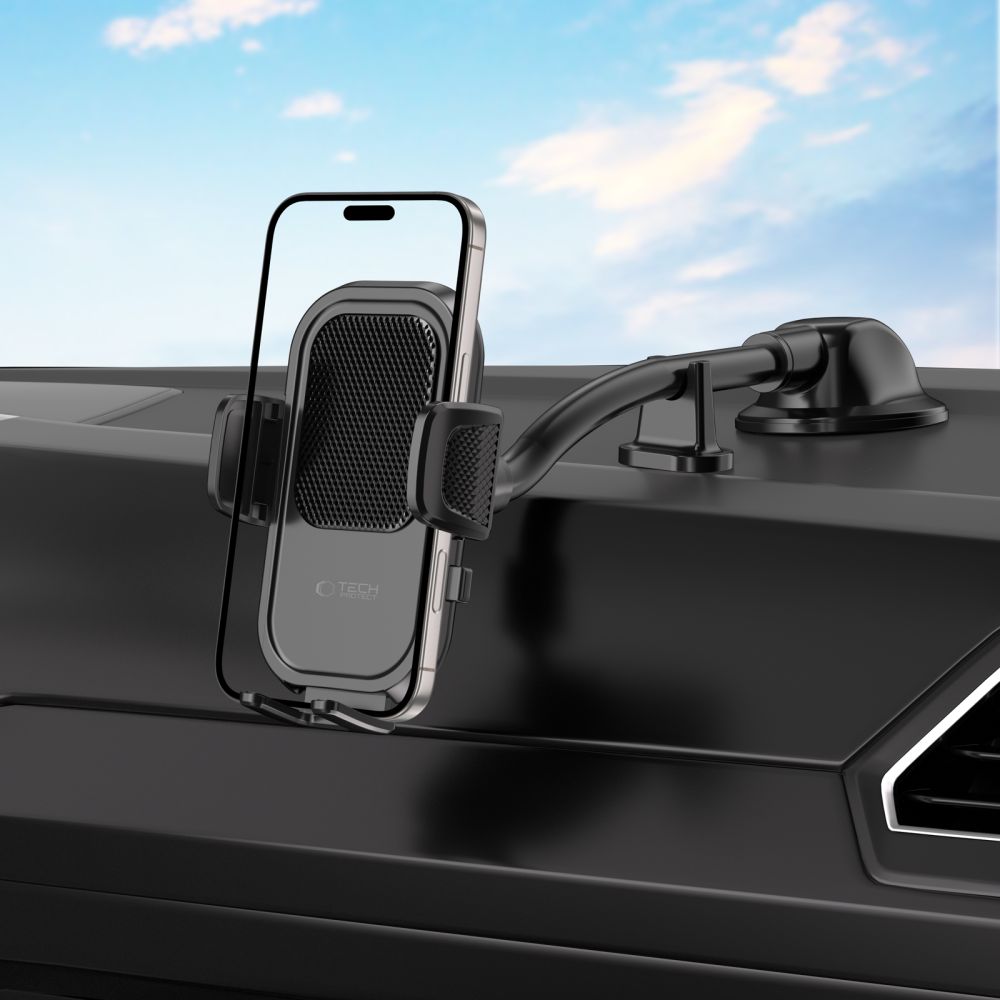 Βάση αυτοκινήτου Tech-Protect V8 Universal για ταμπλό & παρμπρίζ μαύρη - Image 8