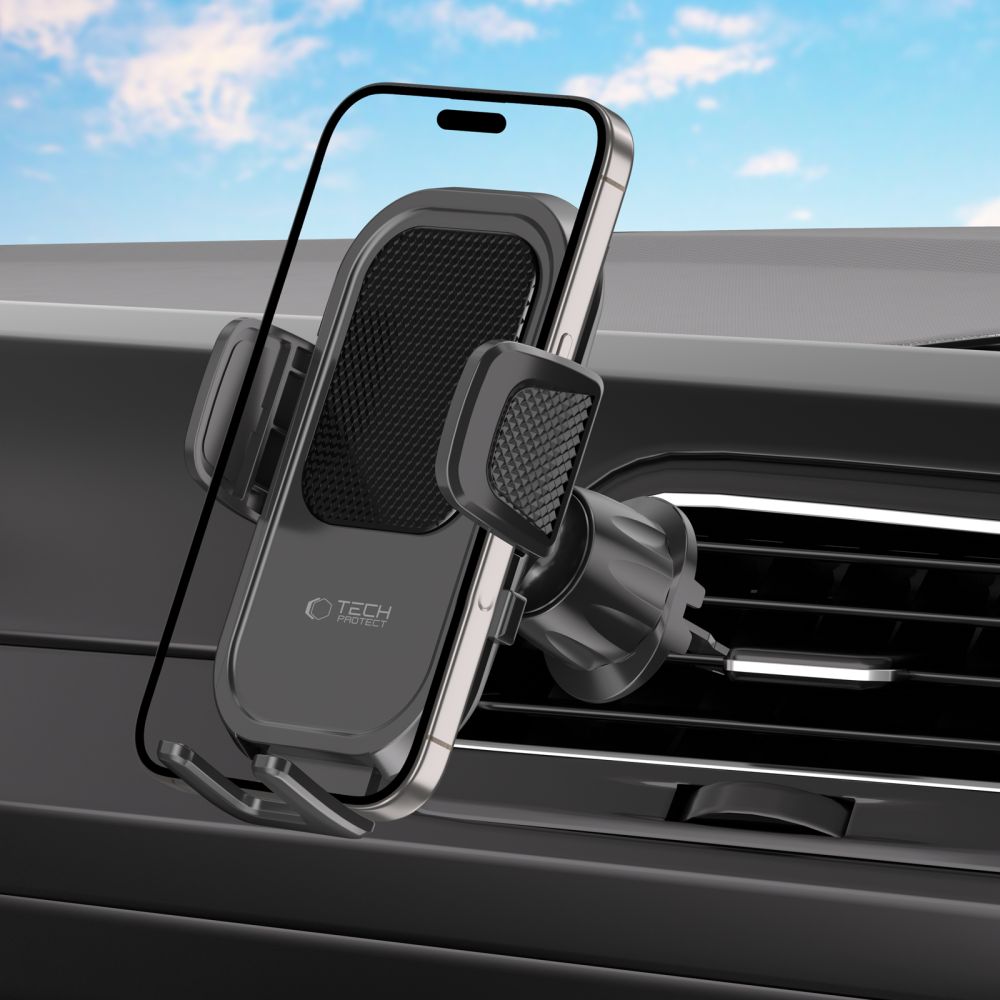 ΒΑΣΗ ΑΥΤΟΚΙΝΗΤΟΥ TECH-PROTECT V8 UNIVERSAL CD & VENT ΜΑΥΡΗ - Image 8