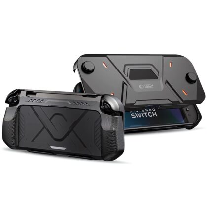 TECH-PROTECT CARBONOX NINTENDO SWITCH 2 ΜΑΥΡΟ