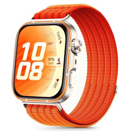 Tech-Protect Νάιλον Ρολόι για Huawei 3 / 4 / 4 Pro / 5 / 5 Pro Πορτοκαλί