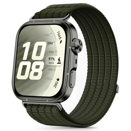 Λουράκι για Huawei από νάιλον TECH-PROTECT, κατάλληλο για 3 / 4 / 4 PRO / 5 / 5 PRO, στρατιωτικό πράσινο